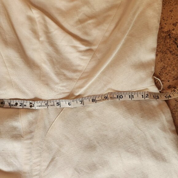 Dagg & Stacey Strapless Linen-Blend Summer Dress - Picture 7 of 7